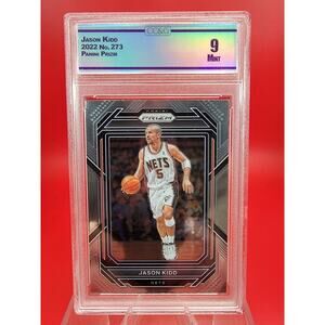 Jason Kidd 22-23 Panini Prizm Silver Prizm #273 New Jesey Nets Basketball CCG 9